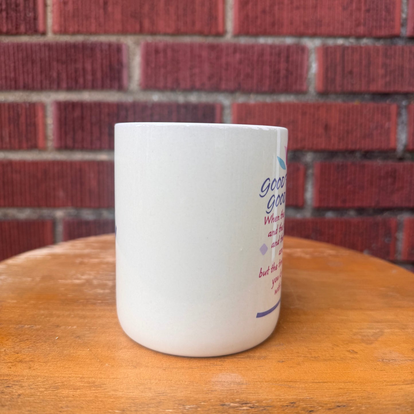 Vintage "Good Friends, Good Times" Mug