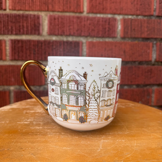 Anthropologie "Holiday in the City" Mug