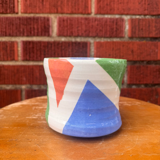Handmade Colorful Striped Planter