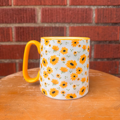 Strawberry Street Wild Sunflowers Mug