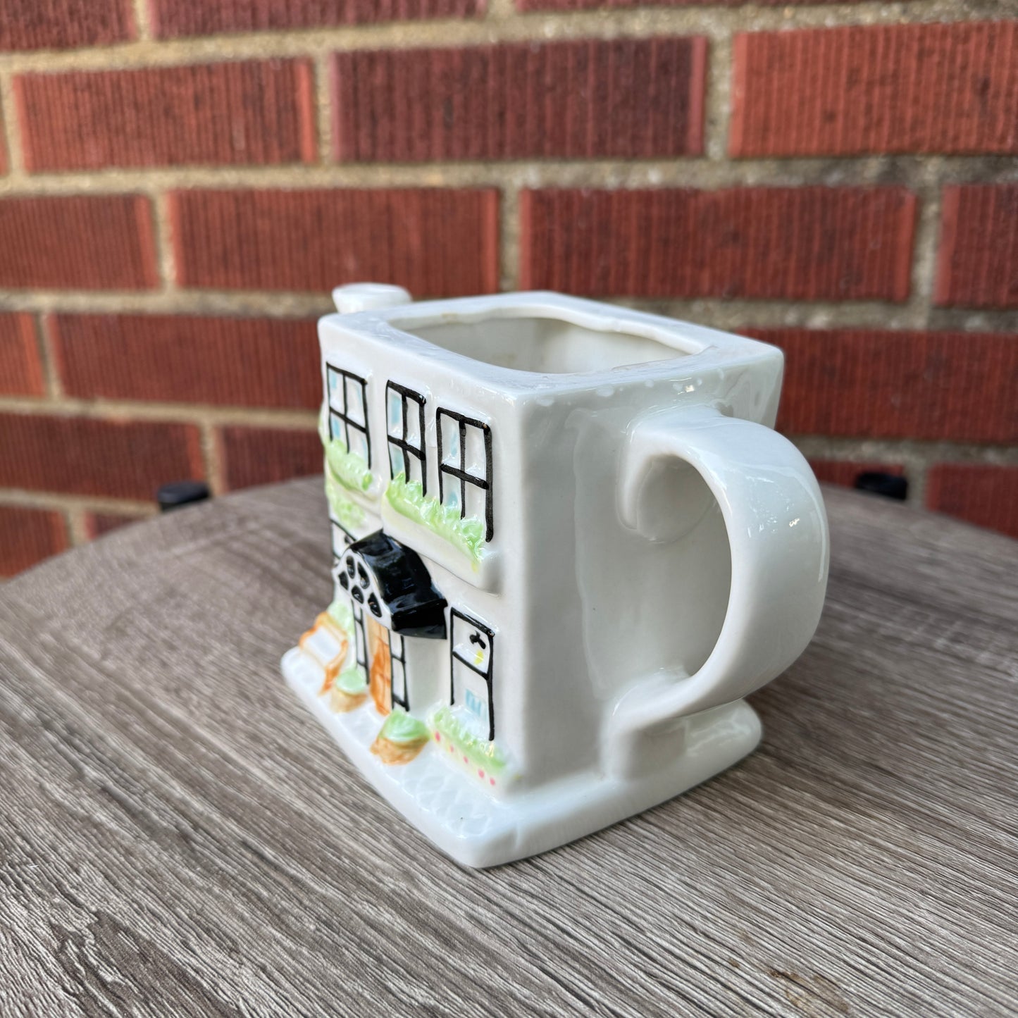 Vintage Ceramic Cottage Teapot