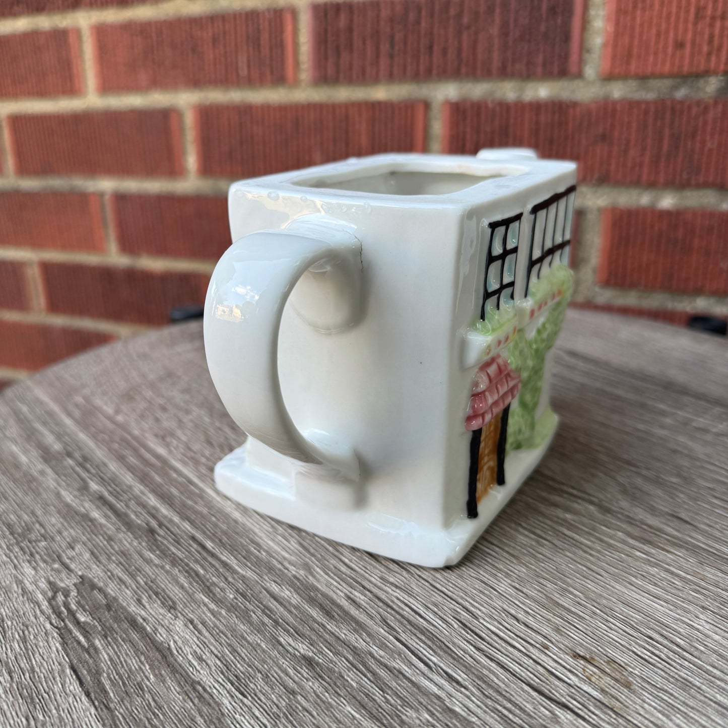Vintage Ceramic Cottage Teapot