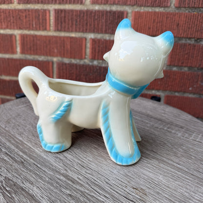Vintage Ceramic Cat Planter