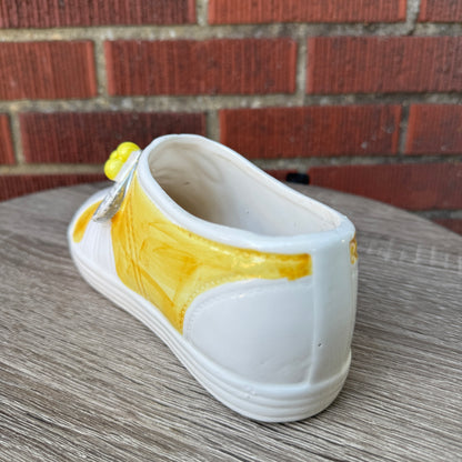 Vintage Tennis Shoe w/ Racket Planter