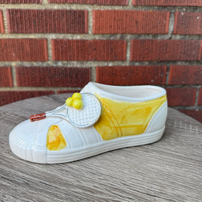 Vintage Tennis Shoe w/ Racket Planter