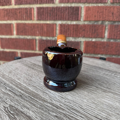 Vintage Ceramic Pipe Shaped Planter/Ashtray