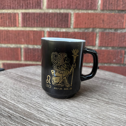 Vintage Anchor Hocking Zodiac Leo Mug