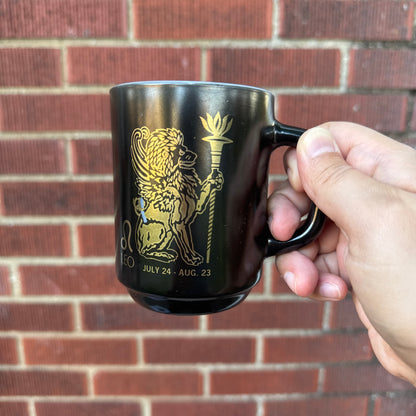 Vintage Anchor Hocking Zodiac Leo Mug