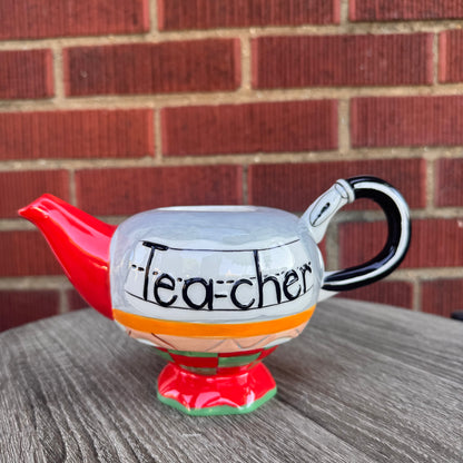 Peggy Turchette Teacher Teapot