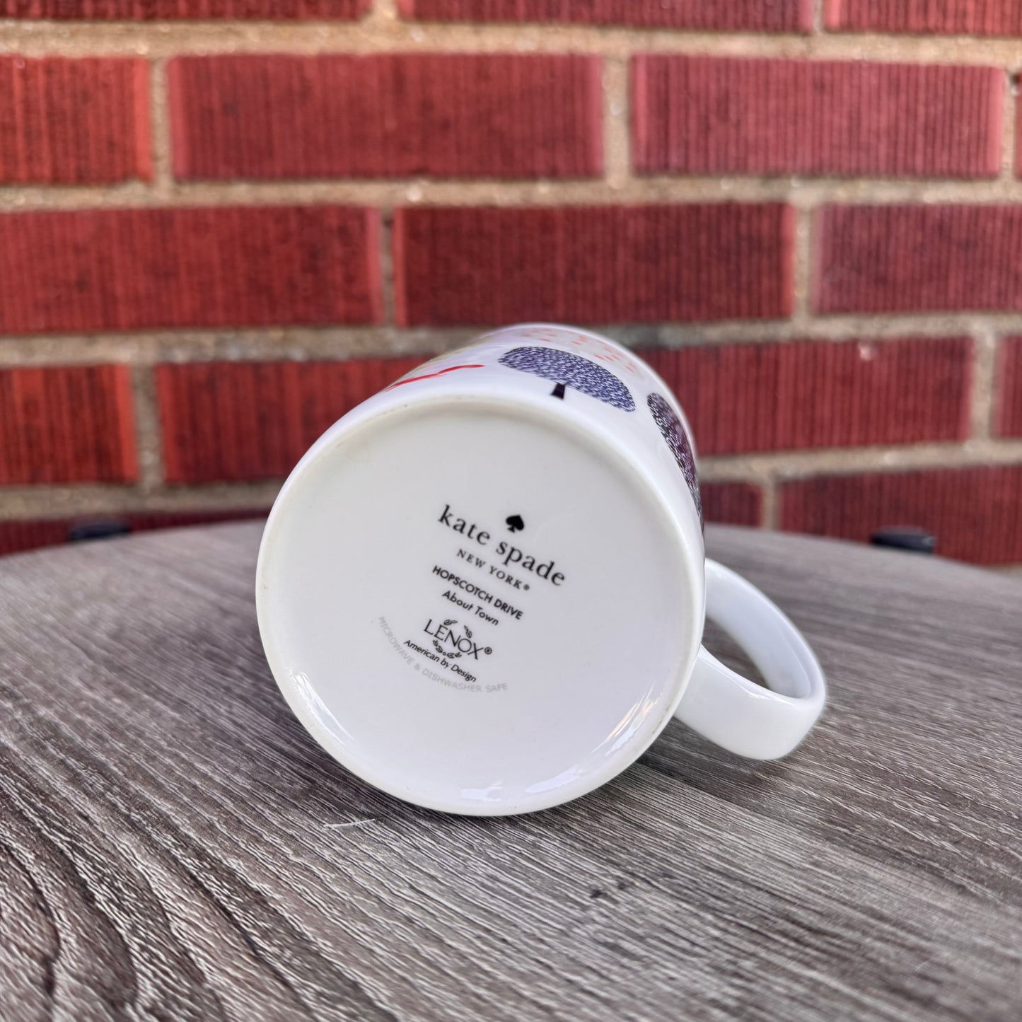 Kate Spade "Hopscotch Drive About Town" Mug