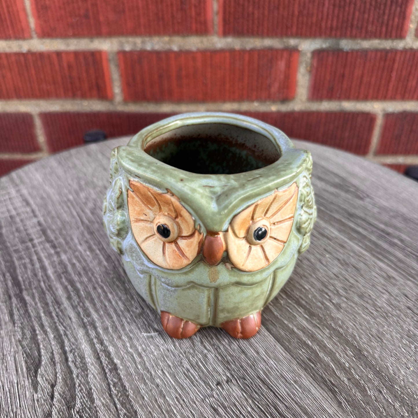Ceramic Owl Planter (Small)