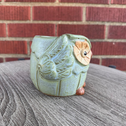 Ceramic Owl Planter (Small)