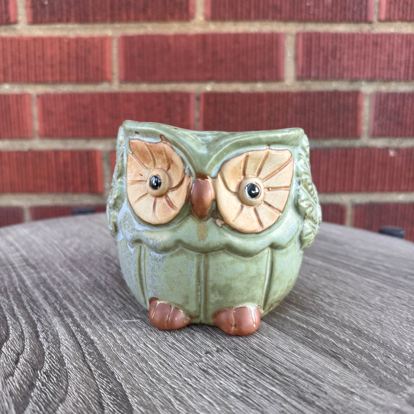 Ceramic Owl Planter (Small)