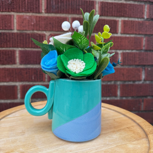 Color Block Mug Bouquets