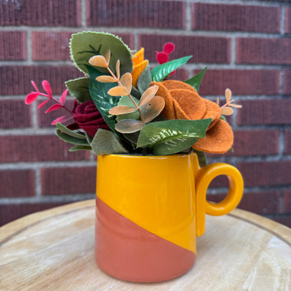 Color Block Mug Bouquets