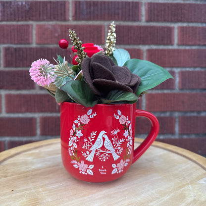 "I Dove You" Mug Bouquet