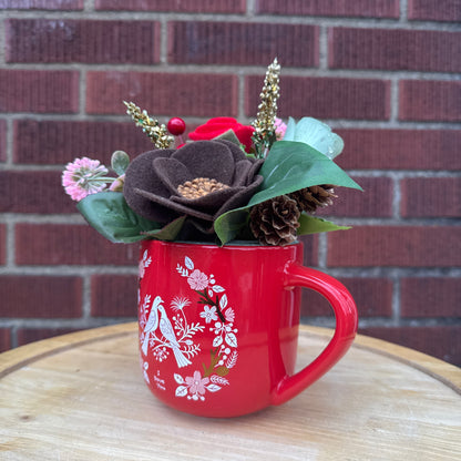 "I Dove You" Mug Bouquet