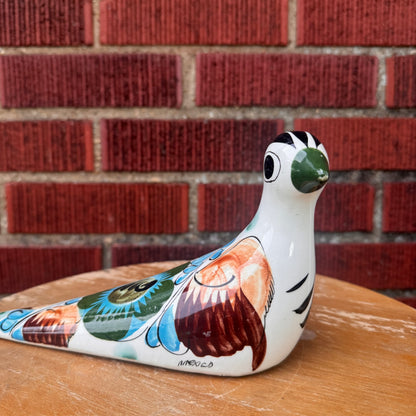 Tonala Mexico Bird Pottery Figurine