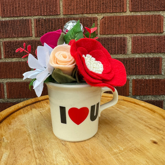 I <3 You Mug Bouquet