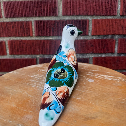 Tonala Mexico Bird Pottery Figurine