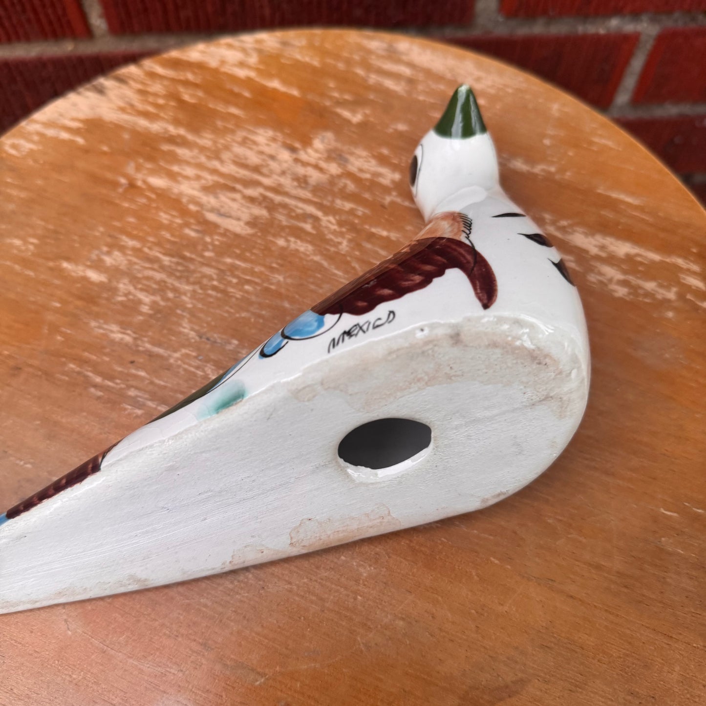Tonala Mexico Bird Pottery Figurine