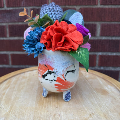 Blush Mango Pottery Bouquet