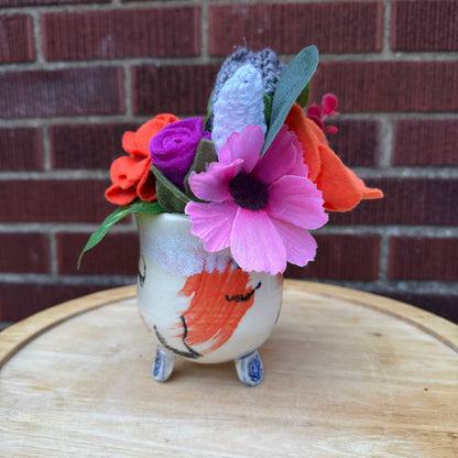 Blush Mango Pottery Bouquet