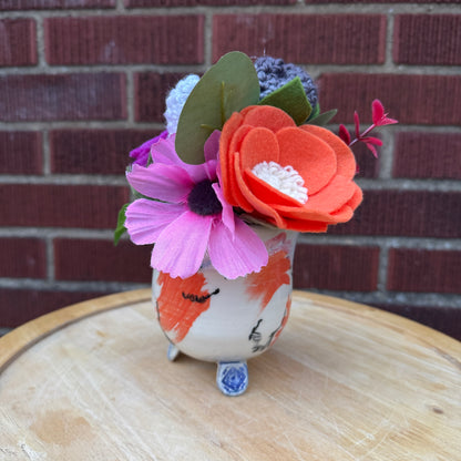 Blush Mango Pottery Bouquet