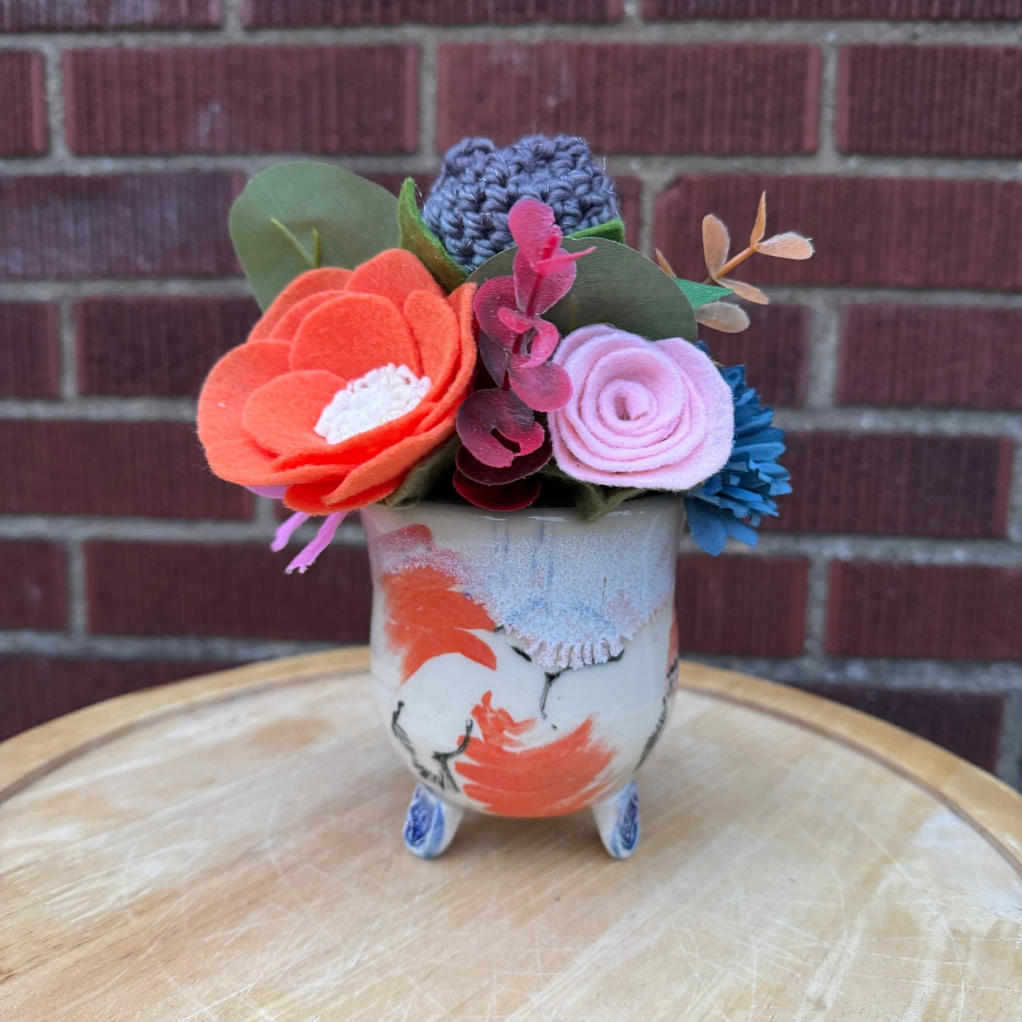 Blush Mango Pottery Bouquet