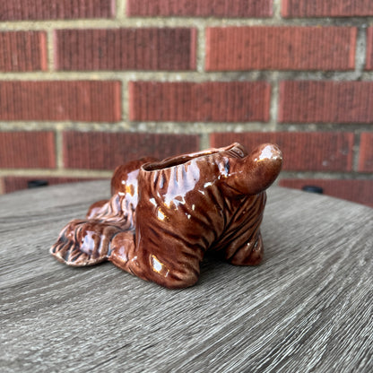 Vintage Cocker Spaniel Dog Planter
