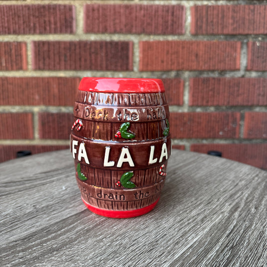Christmas Carol Barrel Mug