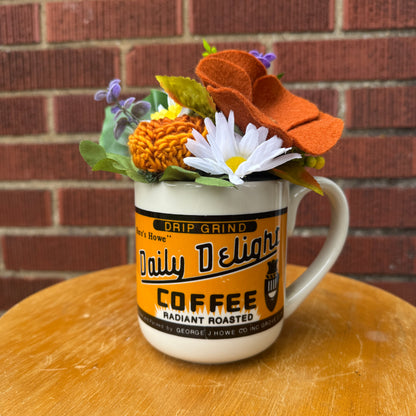Vintage Daily Delight Coffee Mug Bouquet