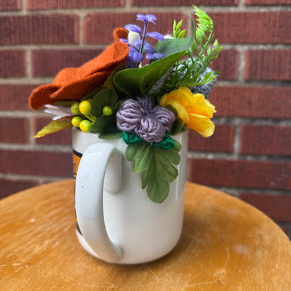 Vintage Daily Delight Coffee Mug Bouquet