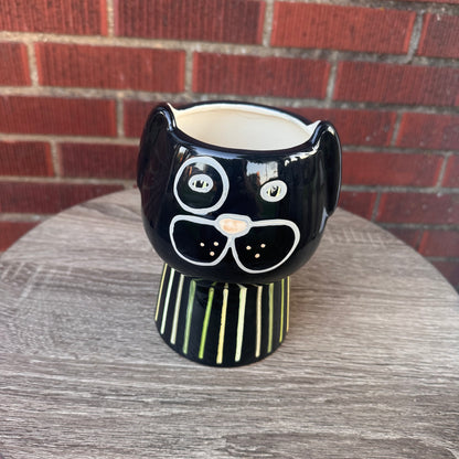 Ceramic Family Dog Outdoor Planter
