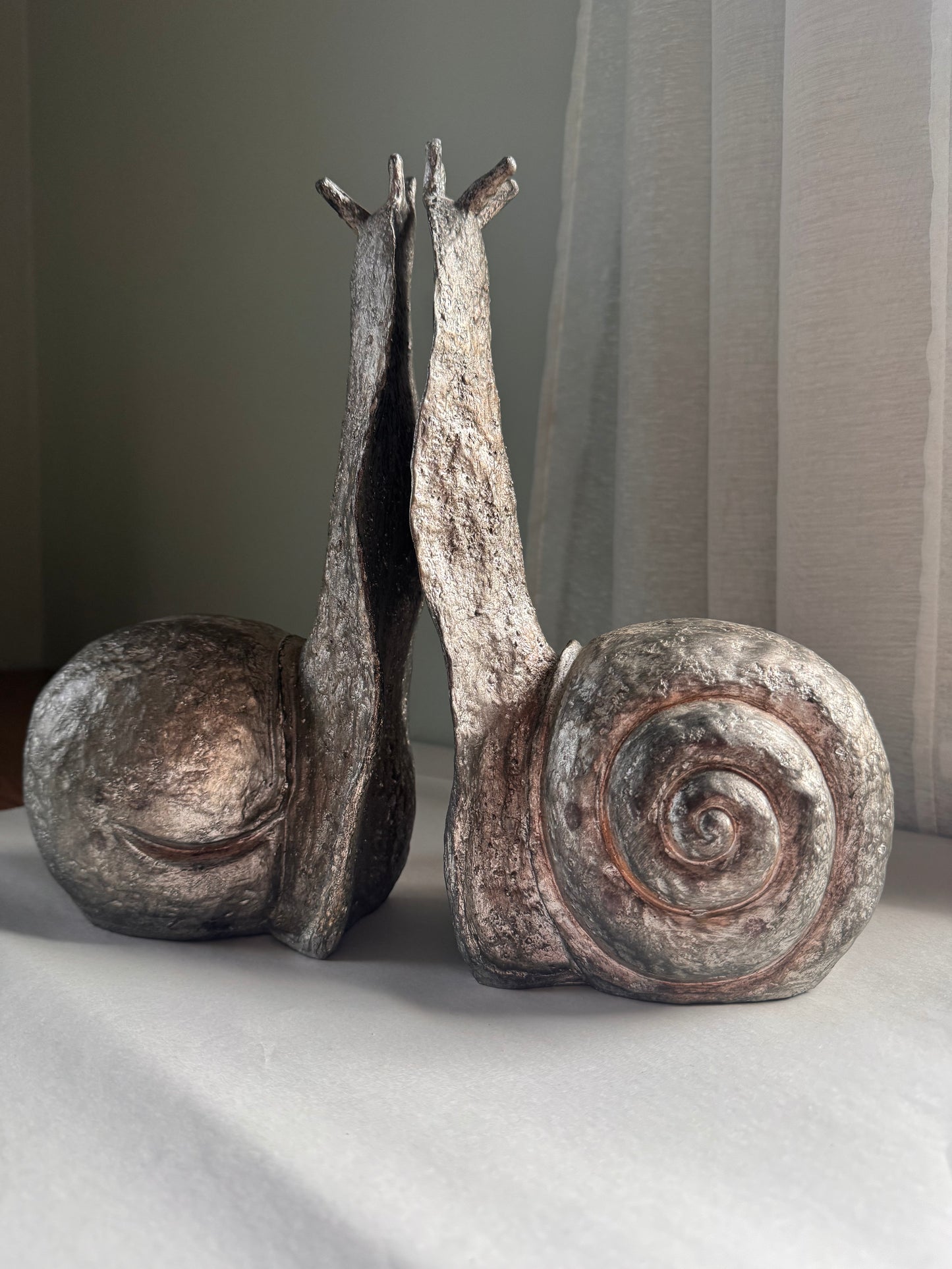 Snail BookEnds (2)