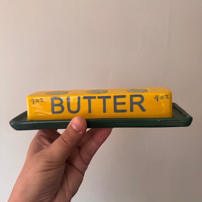 Ceramic Butter Candle Holder