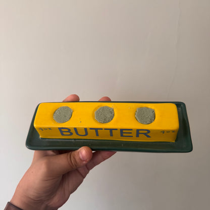 Ceramic Butter Candle Holder