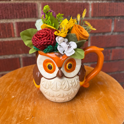 Better Homes & Gardens Owl Mug Bouquet