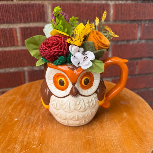 Better Homes & Gardens Owl Mug Bouquet