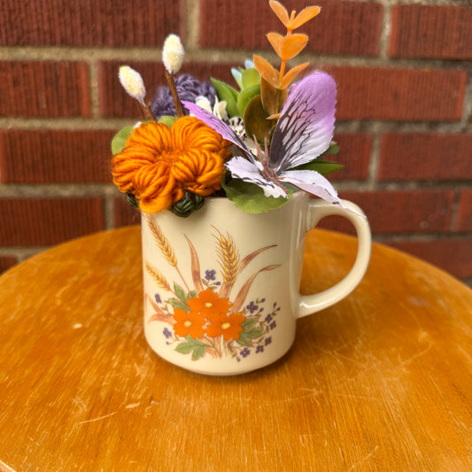 Vintage Japan Wildflower Bouquet