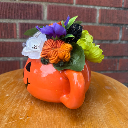 Jackolantern Face Mug Bouquet