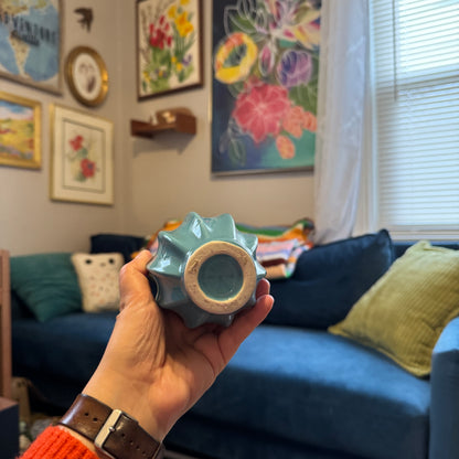 Modern Teal Ceramic Vase