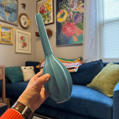 Modern Teal Ceramic Vase