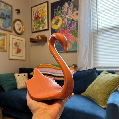 Vintage Swan Towel Holder