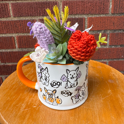 Eli & Ana Halloween Dog Mug Bouquet