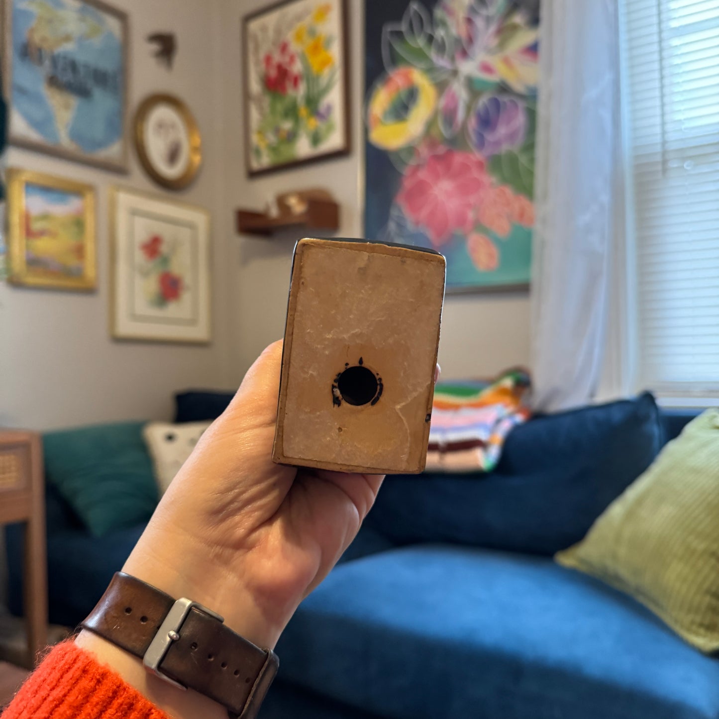 Vintage Ceramic Poodle Bookend (1)