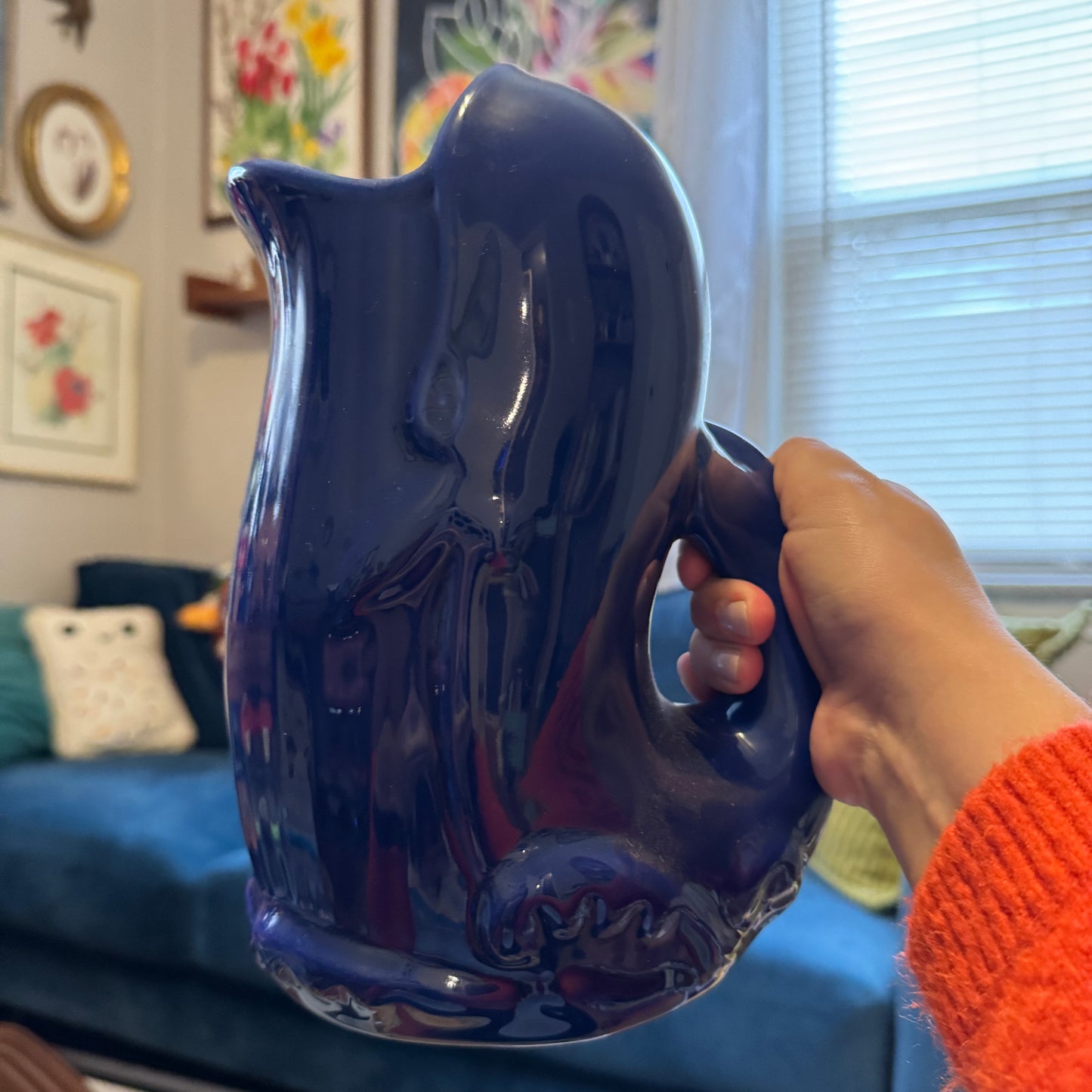 Blue Whale Pitcher