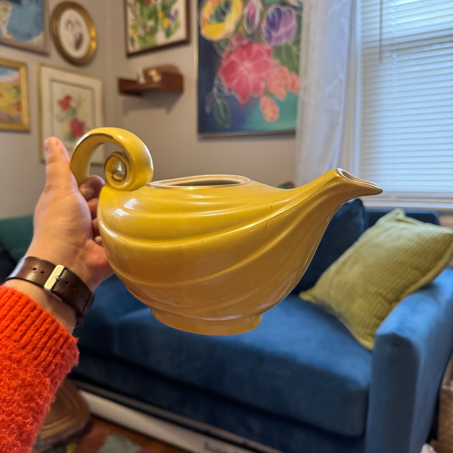 Vintage Hall China Genie Lamp