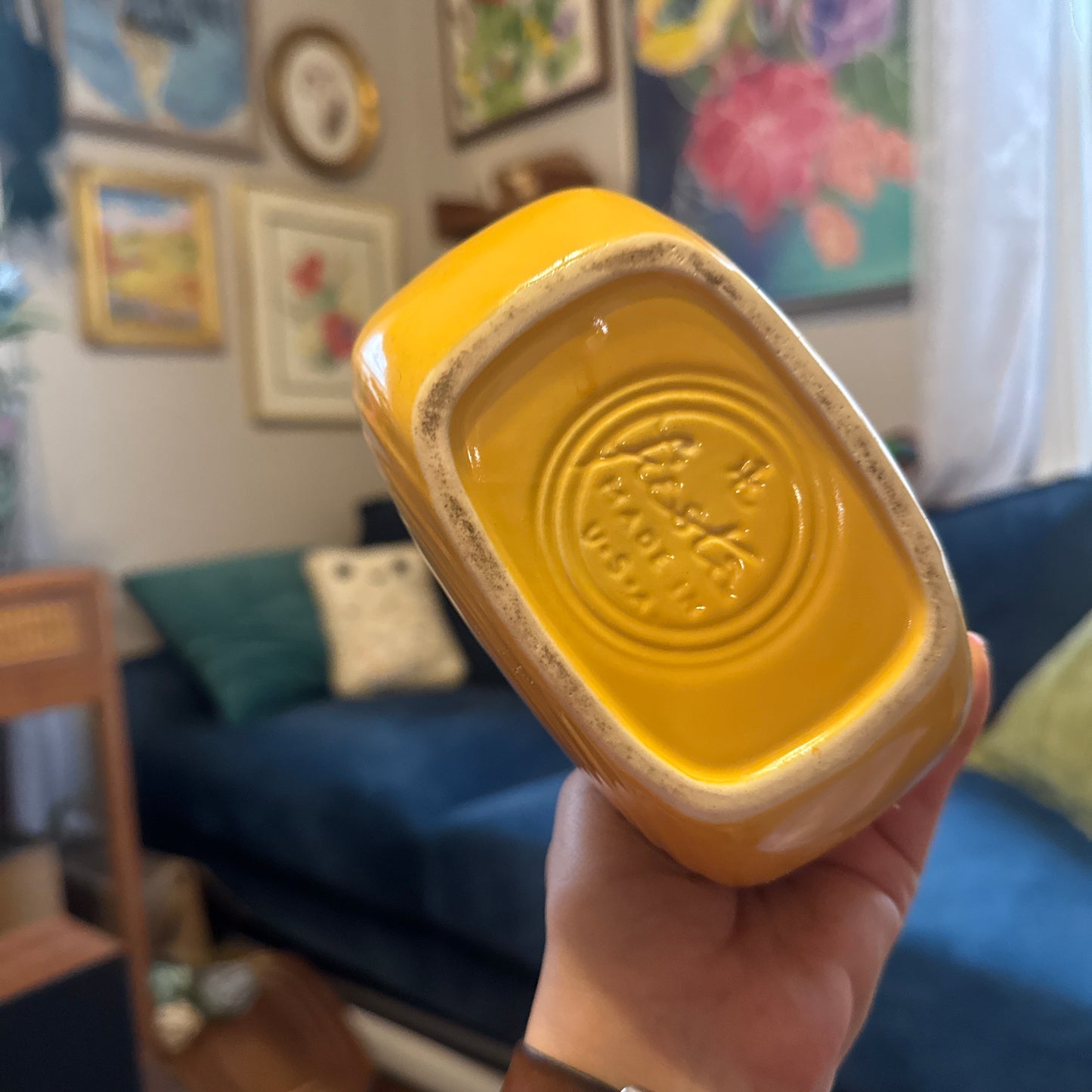 Small Yellow Fiestaware Pitcher