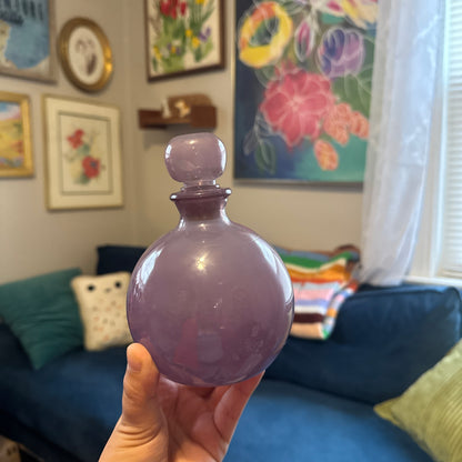 Glass Purple Decanter